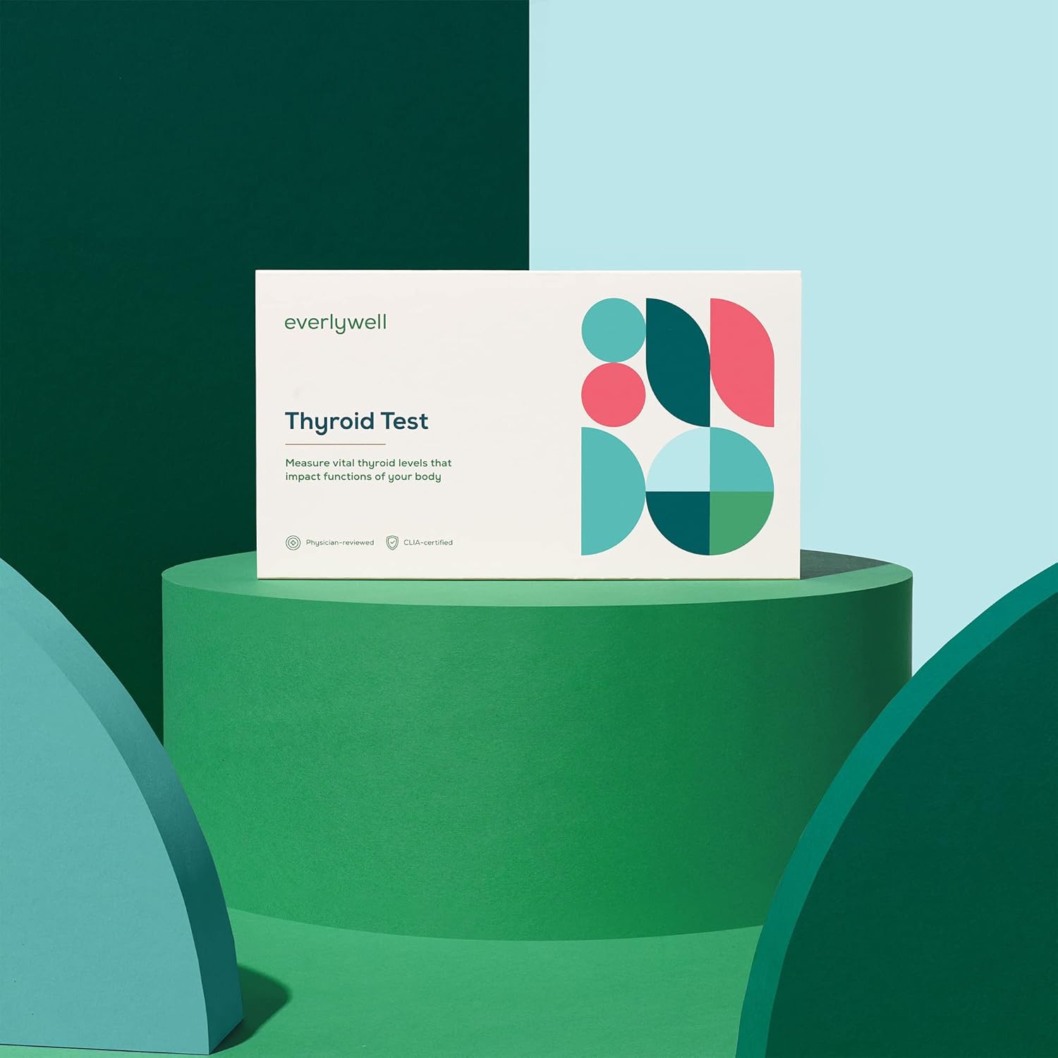 At-Home Everlywell Thyroid Test Kit for Adults 18+ - Fast & Accurate Results from CLIA-Certified Lab