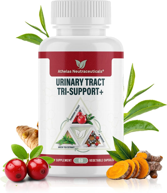 Athelas Neutraceuticals Fast UT Relief - Full Spectrum Urinary Tract Support Supplement with D-Mannose, Cranberry, Green Tea, Turmeric & Garlic