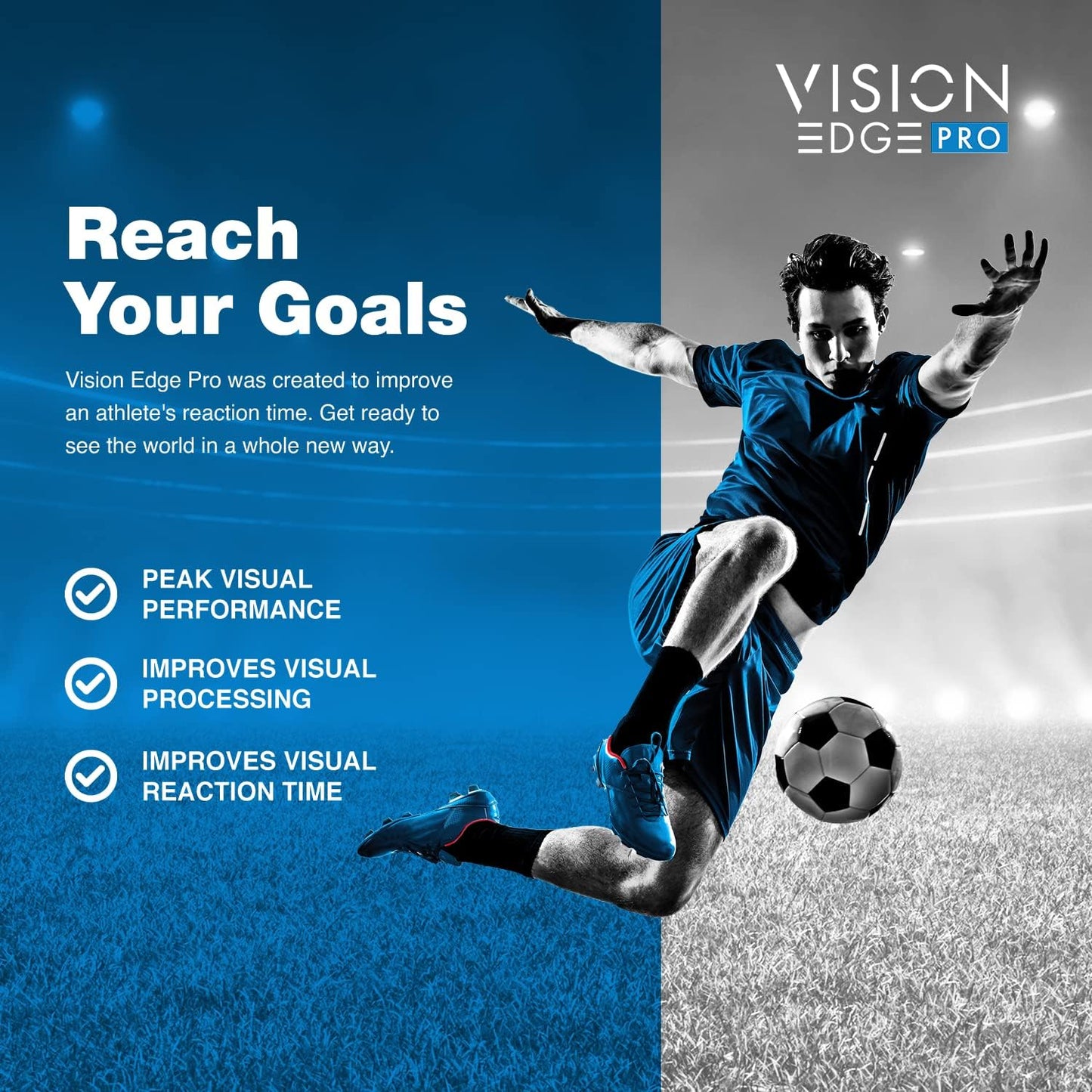 Athlete's Vision Edge Pro Eye Supplement with Lutein, Zeaxanthin, Meso-Zeaxanthin, Omega 3, Carotenoids - 90 Softgels
