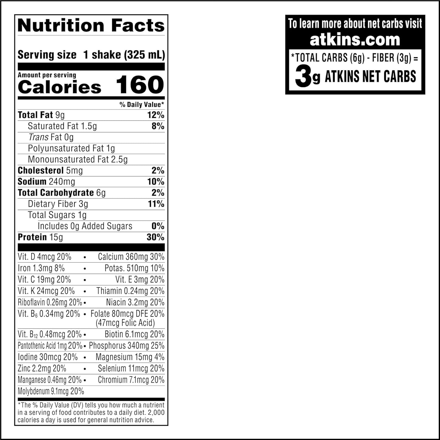 Atkins Chai Tea Latte Protein Shake Bundle - 45g Protein, Low Glycemic, Keto-Friendly, 9g Net Carbs, 3g Sugar, 3x4-Pack