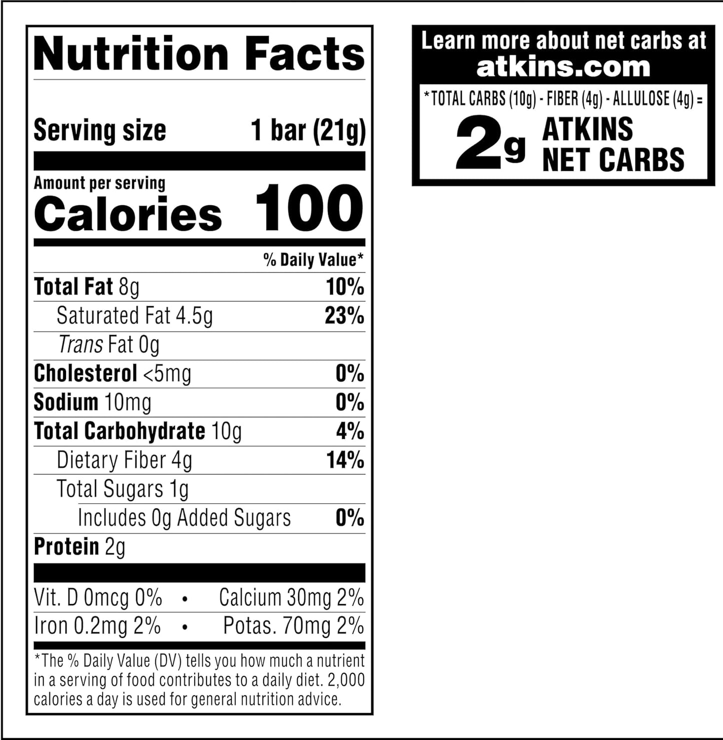 Atkins Endulge Almond Craze Bars - Low Net Carbs, High Fiber, Keto Friendly - 16 Pack
