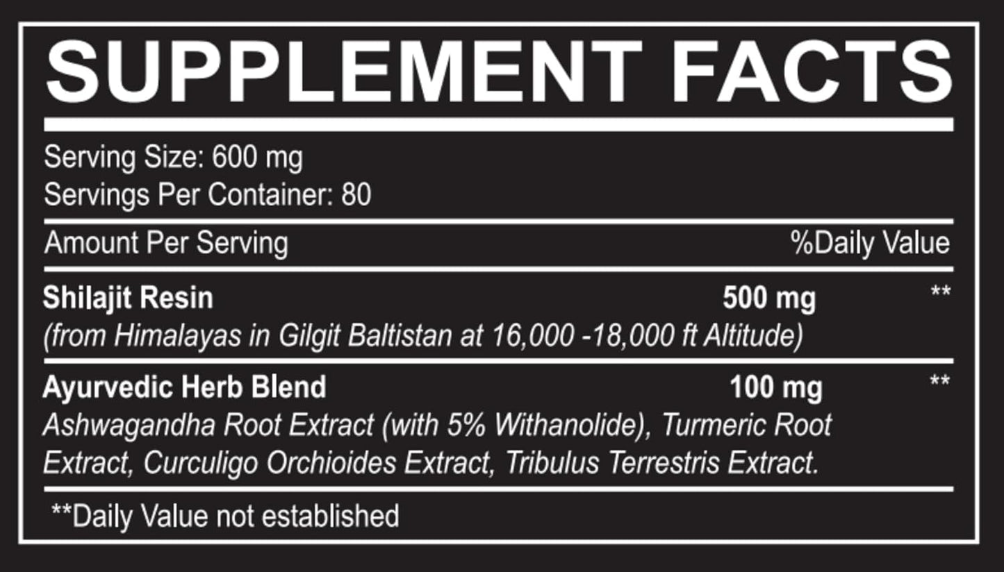 Authentic Himalayan Gold Grade Shilajit Resin Home Studio Collection | Pure Unfiltered Energy Boost | 85+ Trace Minerals | Immune Support | 50g Bottle with Spoon
