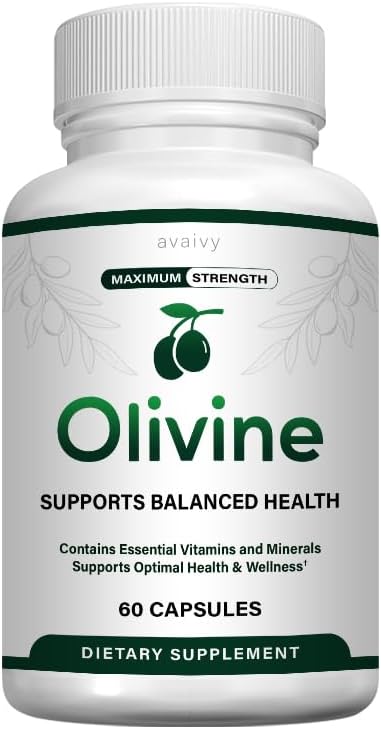 Avaivy Olivine Dietary Supplement Capsules - Single Bottle with 60 Capsules