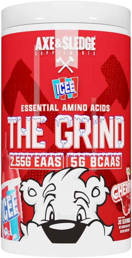 Axe & Sledge The Grind Amino Acids Blend, BCAA, 30 Servings (ICEE Cherry Flavor)