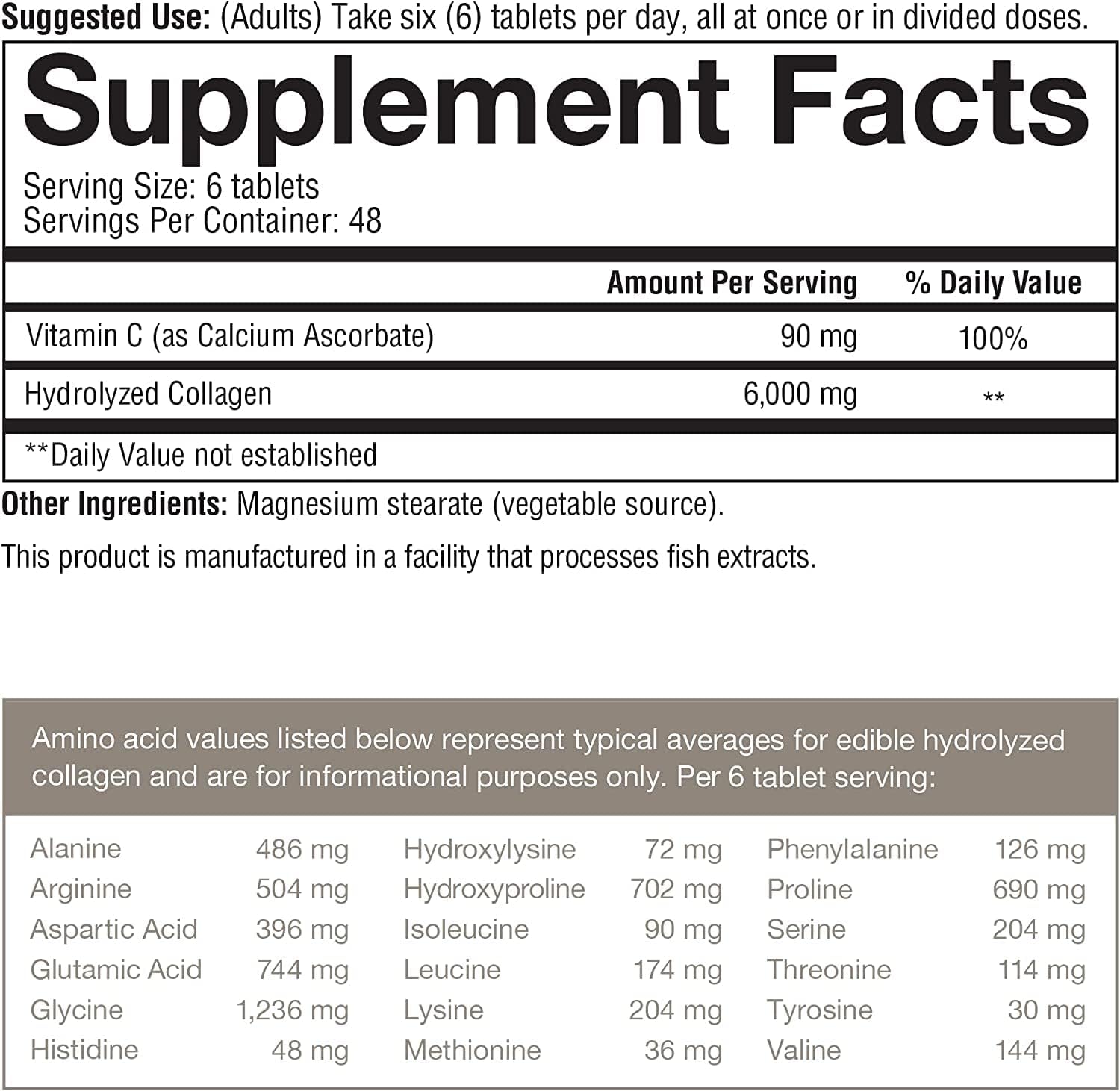 AYOJOY 580 Count Total of YouTheory Collagen Advanced Capsules with Vitamin C