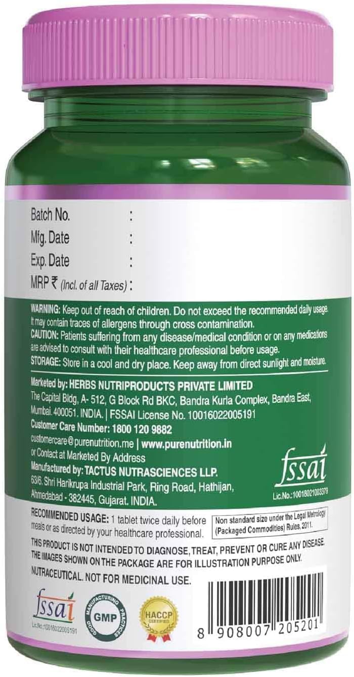 Ayurvedic Biotin Supplement for Stronger Hair, Healthier Nails & Glowing Skin - Sesbania Grandiflora Herb - 60 Veg Tabs