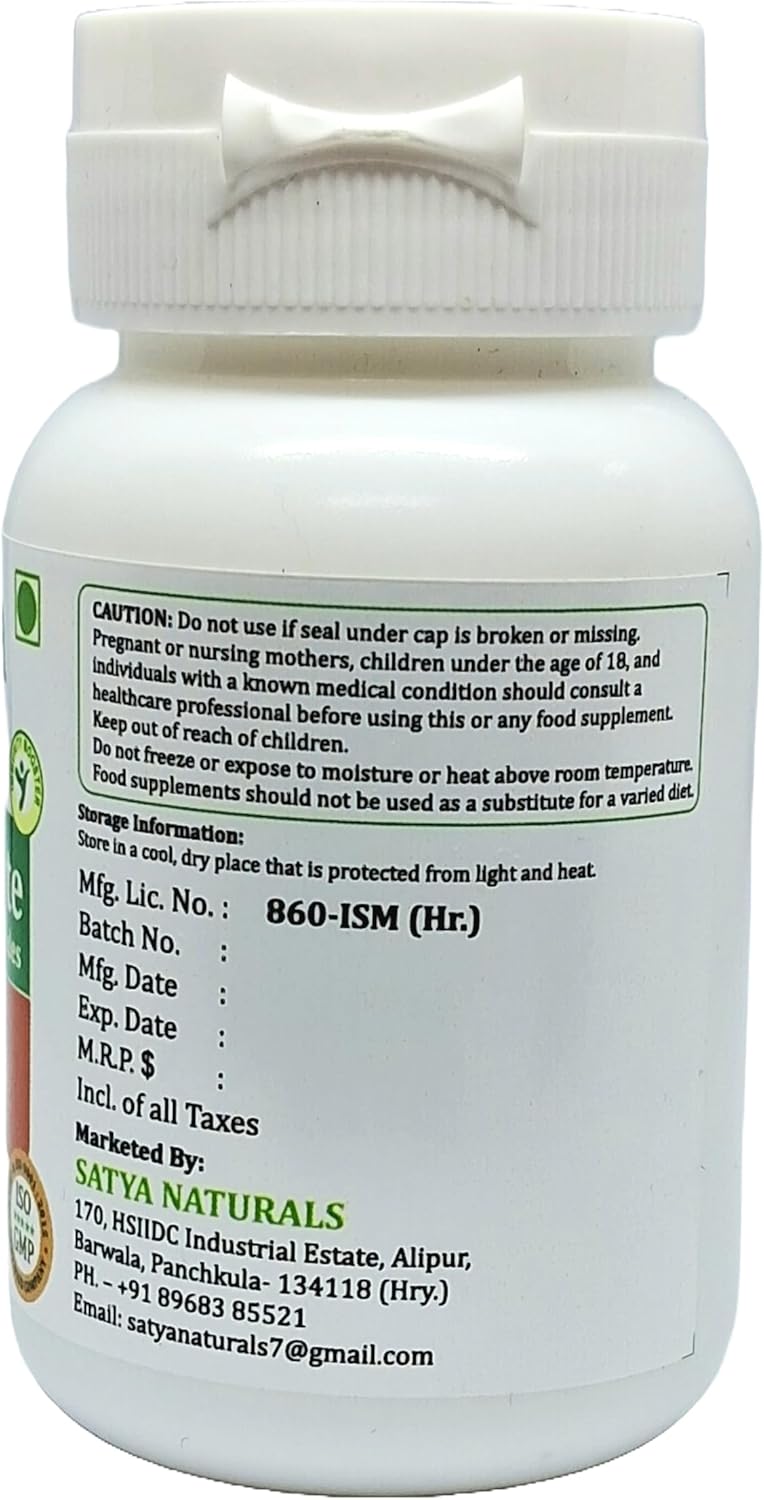 Ayurvedic Moringa Forte Capsules 500mg for Men & Women - Satya Naturals Sahijan Extract Supplement - Herbal Remedy 10:1 Forte (1 Bottle 60 Caps)