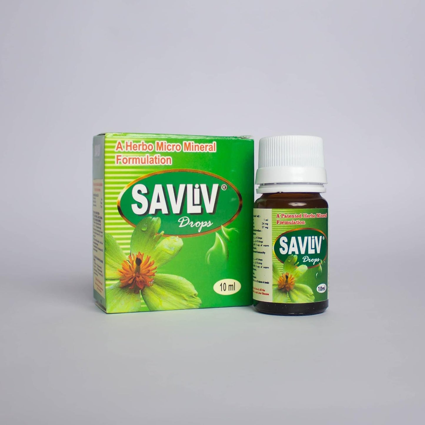 Ayurvedic SAVLIV Liver Drops for Managing Liver Issues & Detox - Pack of 10 Ml Vial, Natural Formula