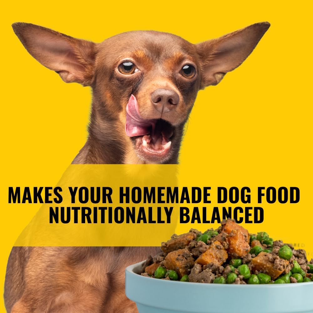 Azestfor USA-Made Homemade Dog Food Supplement - Holistic Whole Food Diets - All Breeds - Puppy to Adult - 16oz Powder