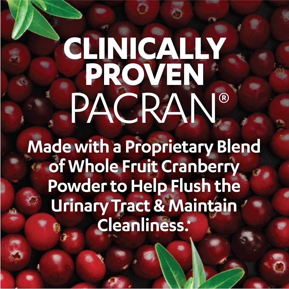 AZO Cranberry Urinary Tract Health Gummies - Natural Berry Flavor, Non-GMO, 72 Count - Equivalent to 36 Glasses of Cranberry Juice - Cleanses & Protects