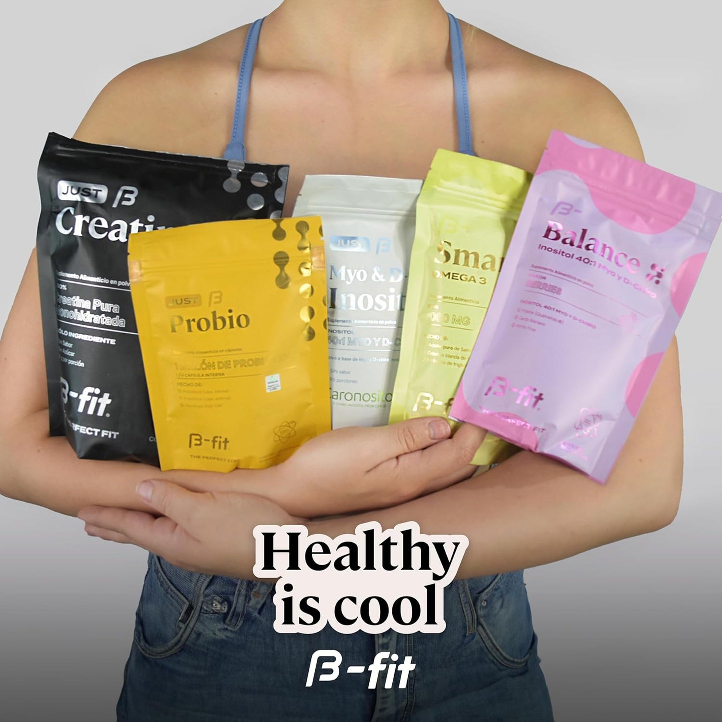 B-FIT B Creatine Monohydrate Powder - Creapure Creatine - 90 Servings - 450g - Pre Workout for Women - Sugar-Free - Flavorless - 3 Month Supply