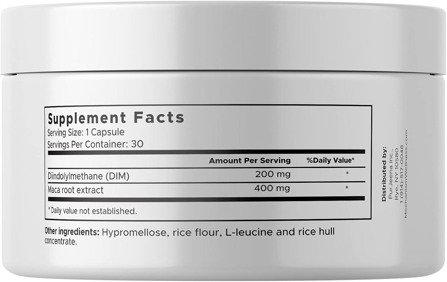 Balance Hormones & Boost Energy with DIM Maca Wellness Supplements for Men & Women - 30 Capsules