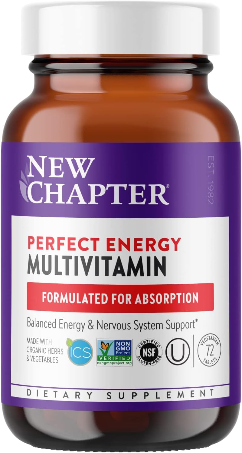 Balanced Energy and Stress Support Multivitamin with B Vitamins and Vitamin D3 - 72 ct