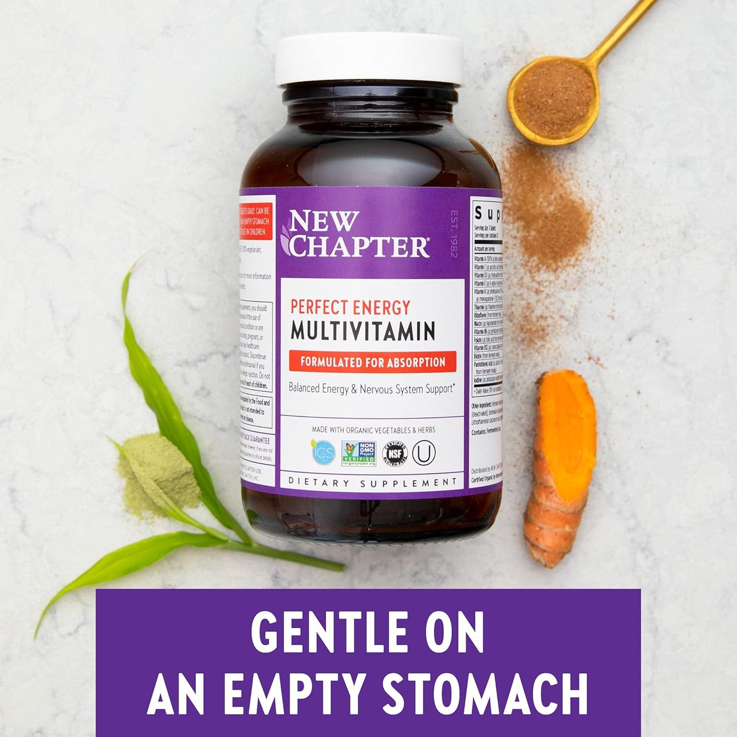 Balanced Energy and Stress Support Multivitamin with B Vitamins and Vitamin D3 - 72 ct