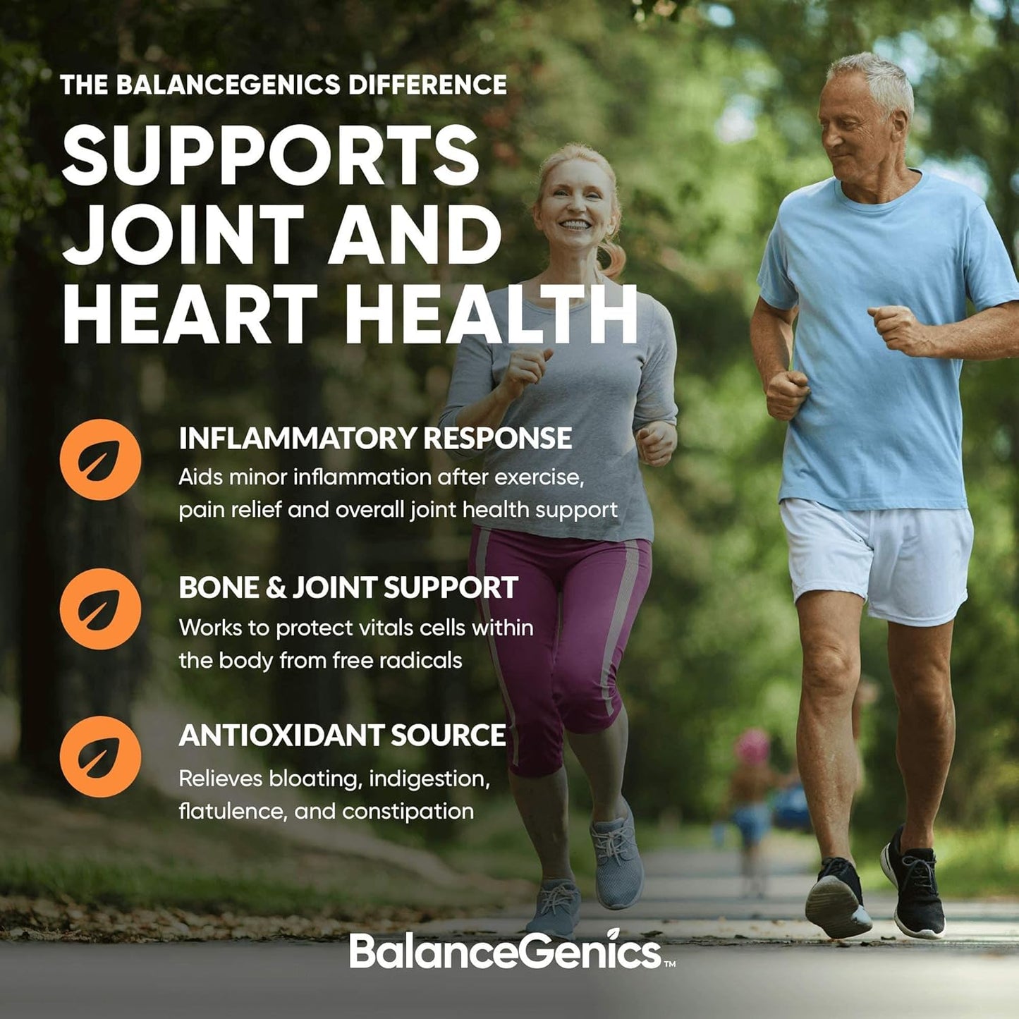 BalanceGenics Turmeric Curcumin Supplement 1000mg with Black Pepper & Ginger Root - 60 Capsules for Joint Health & Inflammation Support