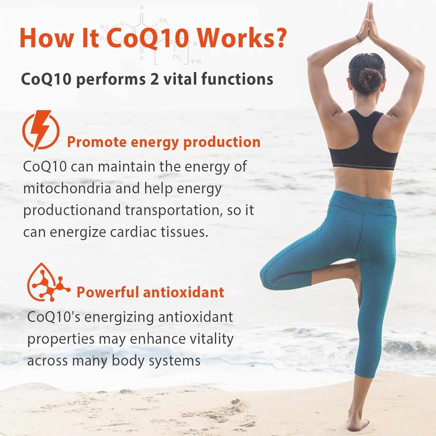 Balincer CoQ10 400mg Enhanced Absorption Antioxidant Supplement with Dandelion Root & Black Pepper, 60 Capsules