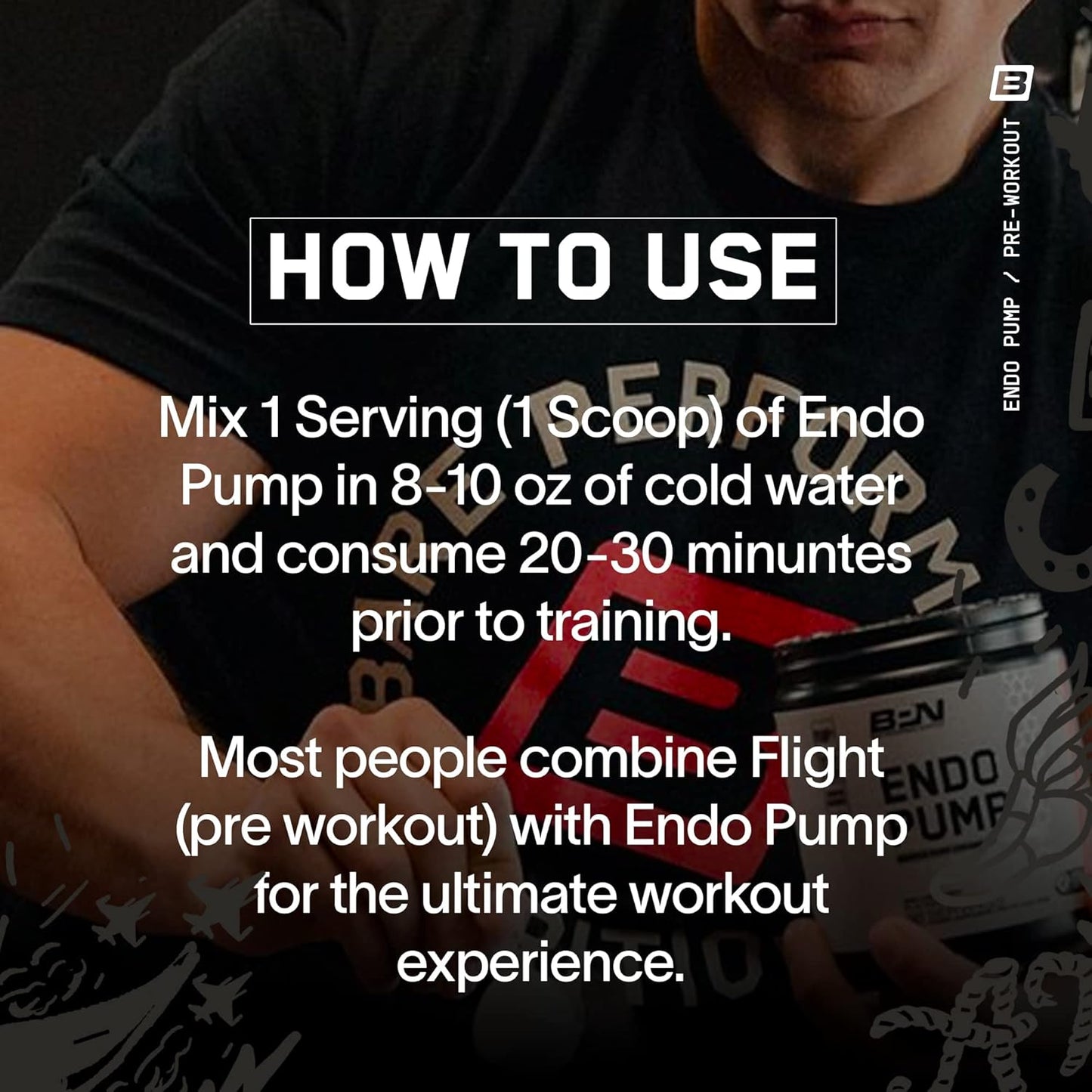 Bare Performance Nutrition BPN Endo Pump Pre-Workout Enhancer - Blue Raspberry, Boosts Muscle Pump & Oxygen Flow