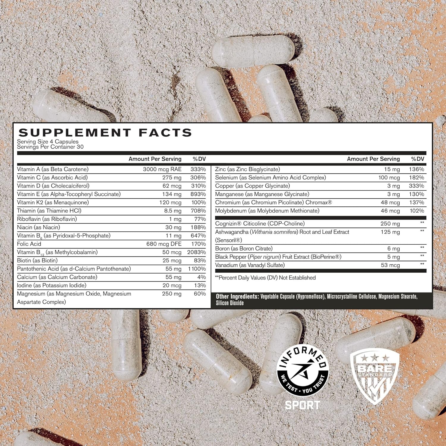 BARE PERFORMANCE NUTRITION BPN Strong Greens and Multi-Vitamin Combo Pack for Optimal Performance and Health