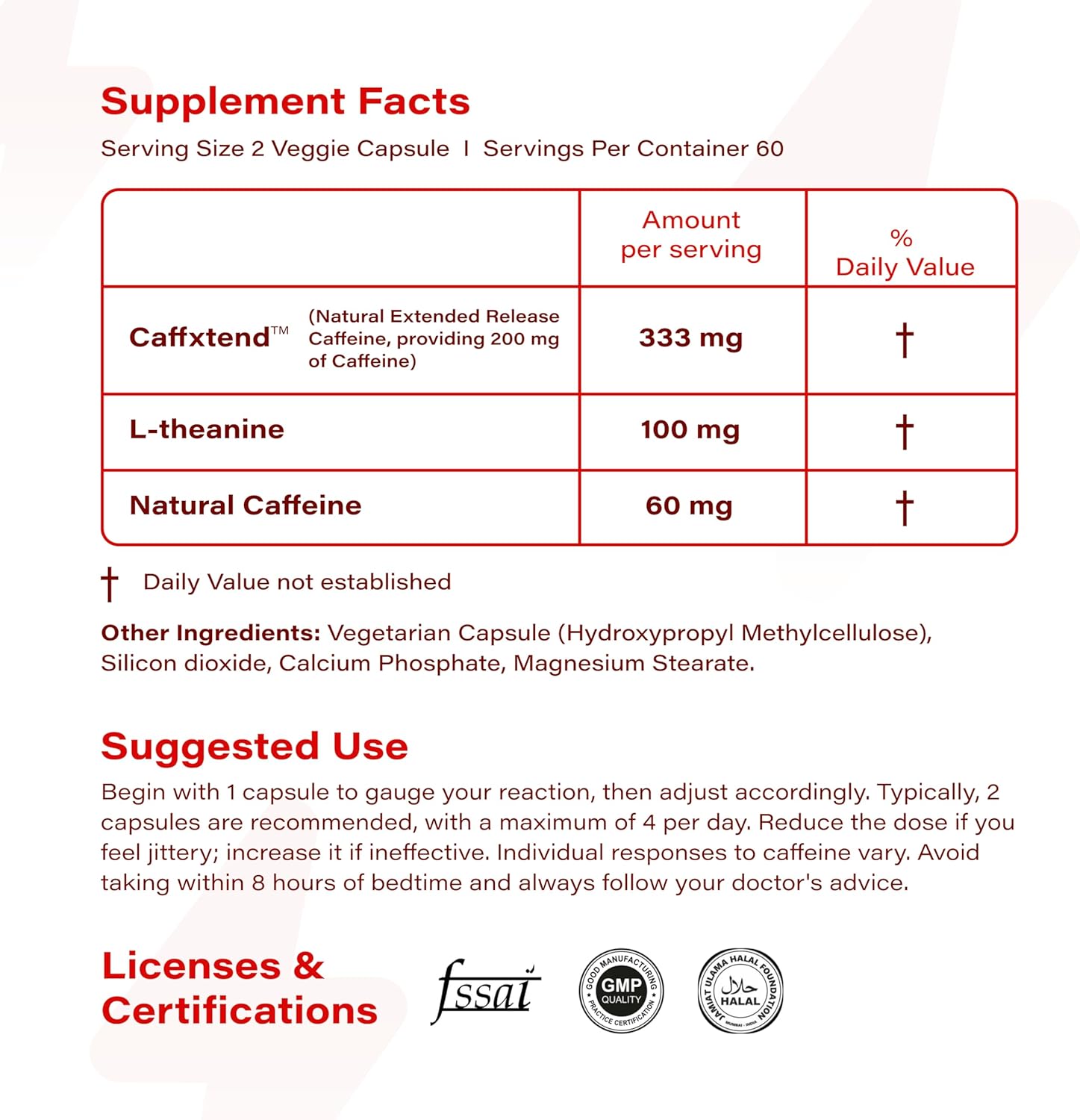 BareLabs Ultra Caffeine Pills - 200mg Extended Release with L-Theanine - Natural Focus & Energy Supplement for Sustained Alertness