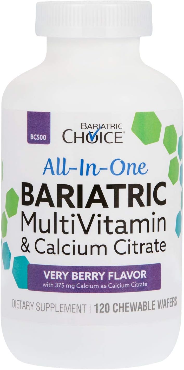 Bariatric Choice Very Berry Chewable Multivitamin with Iron & Calcium Citrate - 120ct