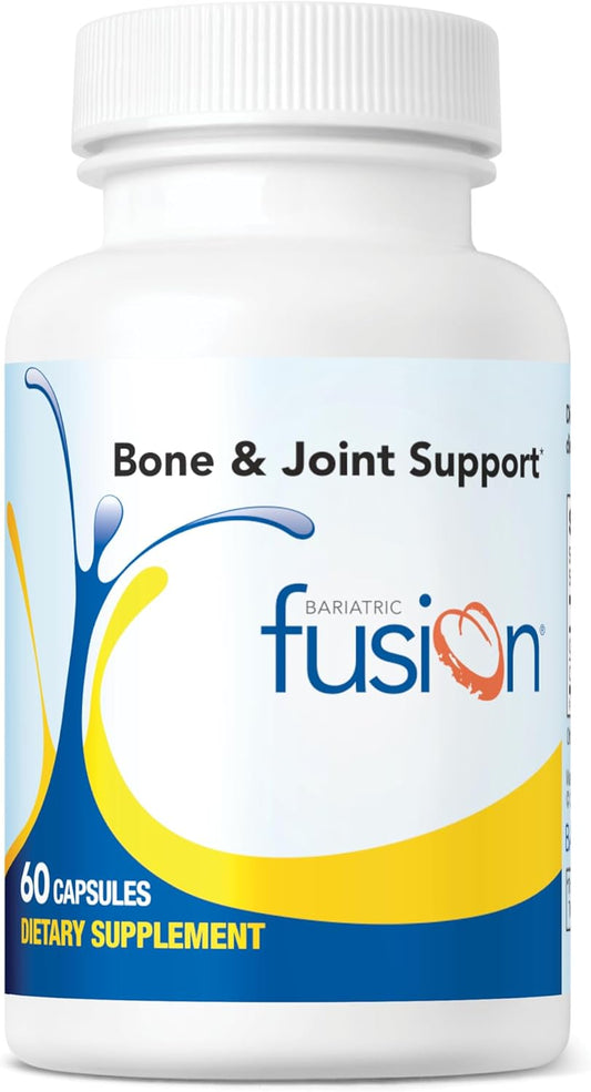 Bariatric Fusion Bone and Joint Support Capsules - Chondroitin & Glucosamine Complex for Men & Women - Non-GMO, Gluten, Dairy, Soy Free - 60 Count