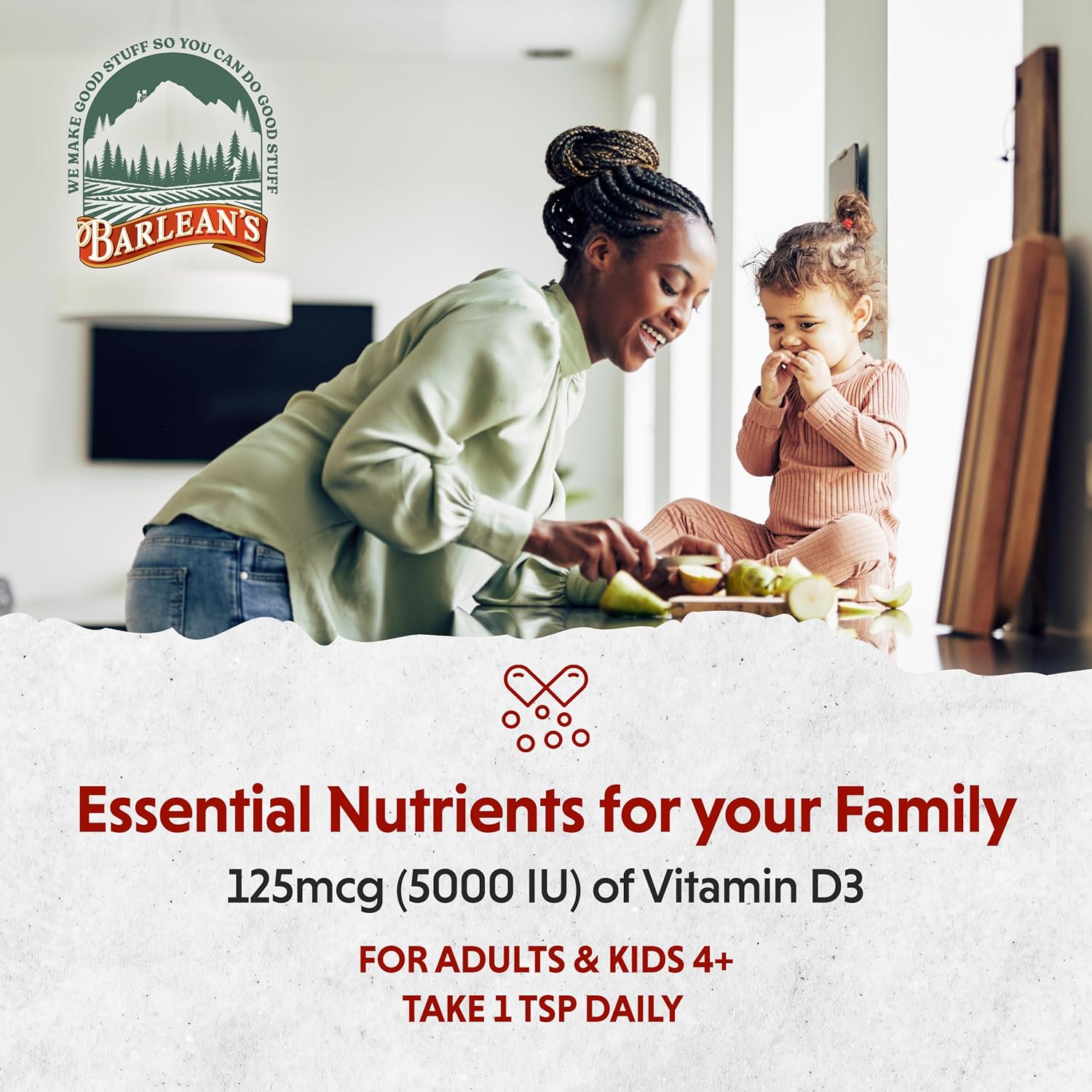 Barlean's Strawberry Milkshake Flavored Liquid Vitamin D3 5000 IU for Kids and Adults - Maximum Absorption, Non-GMO, Gluten-Free - 5.6 oz