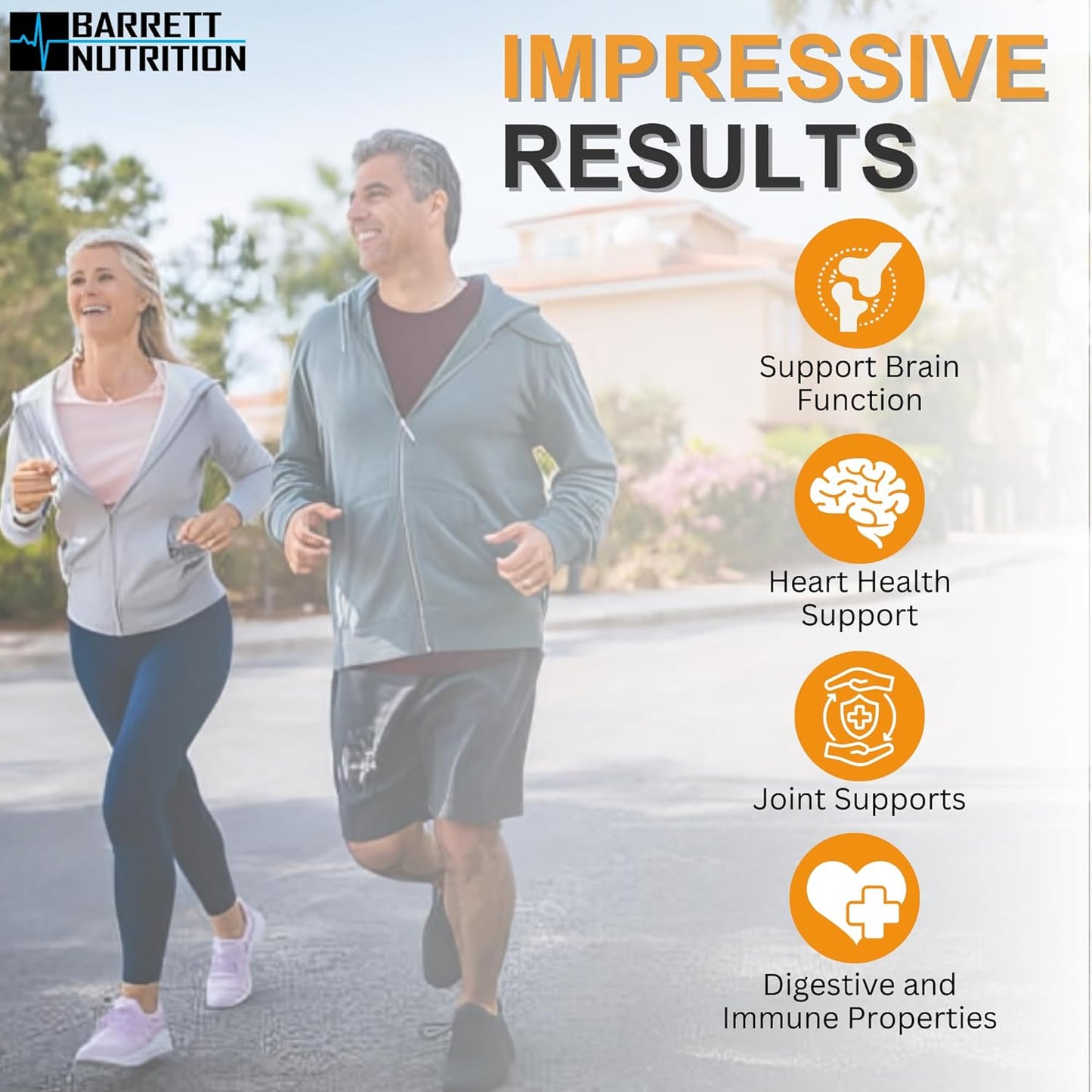 BARRETT NUTRITION Turmeric Supplement with Black Pepper, Beets, and Ginger - Supports Energy, Endurance, and Joint Health - Rich in Folate, Potassium, and Iron