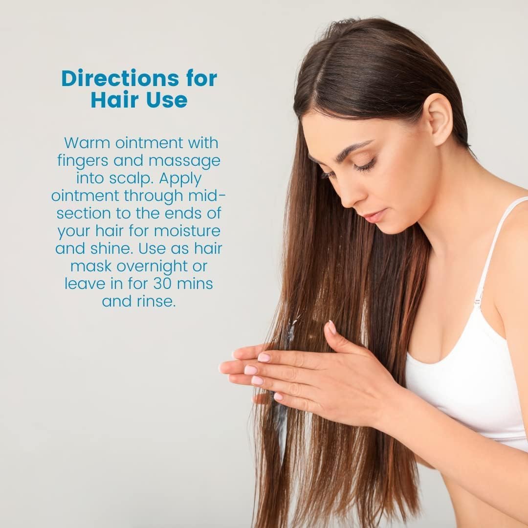 Basic Organics Vitamin E Ointment 2 oz - Moisture Enhancing - Reduce Scars, Stretch Marks, Fine Lines & Wrinkles - Pack of 3