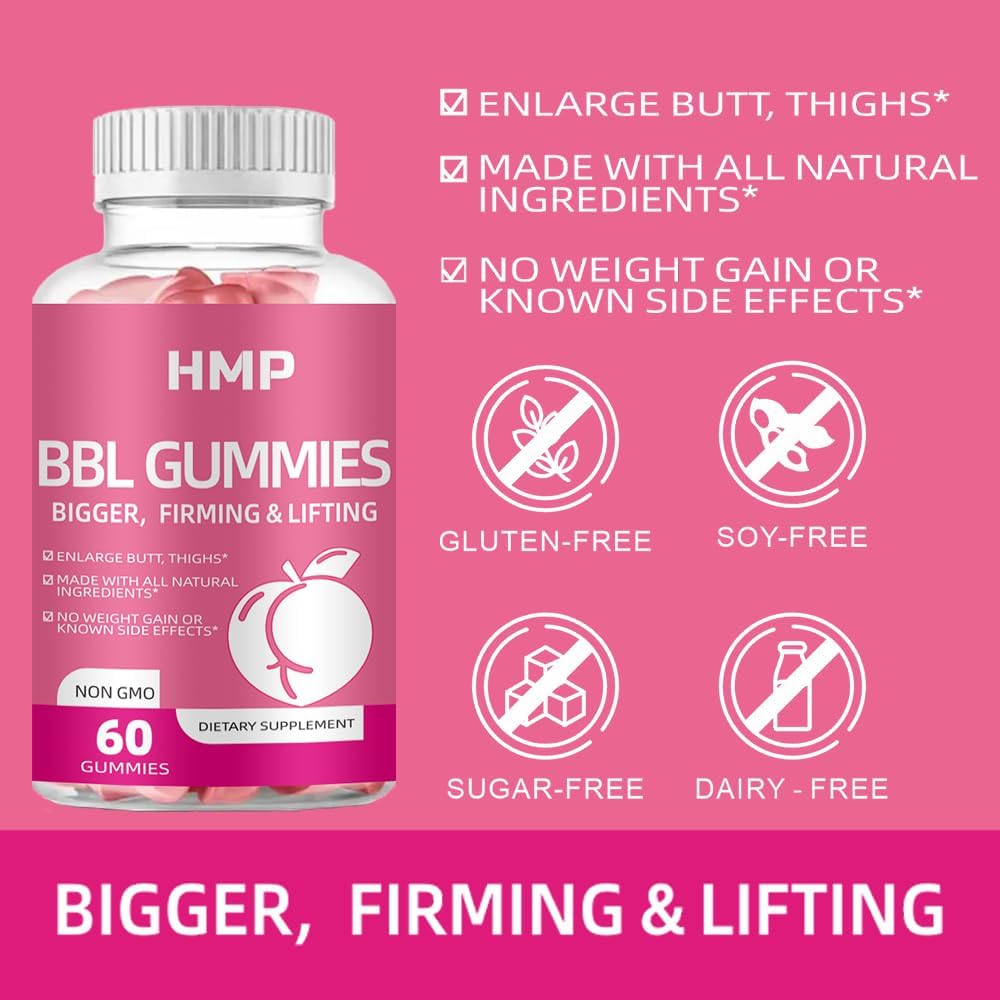 BBL Gummies - Shape Your Butt and Hips Naturally