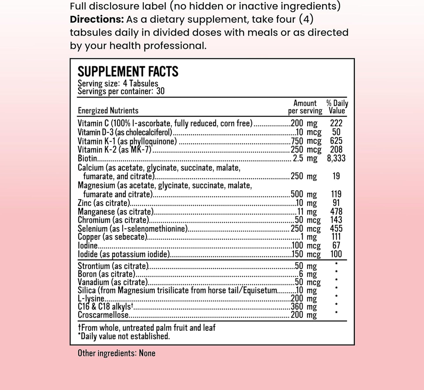 Beauty Minerals+ Alkaline Supplement for Healthy Living
