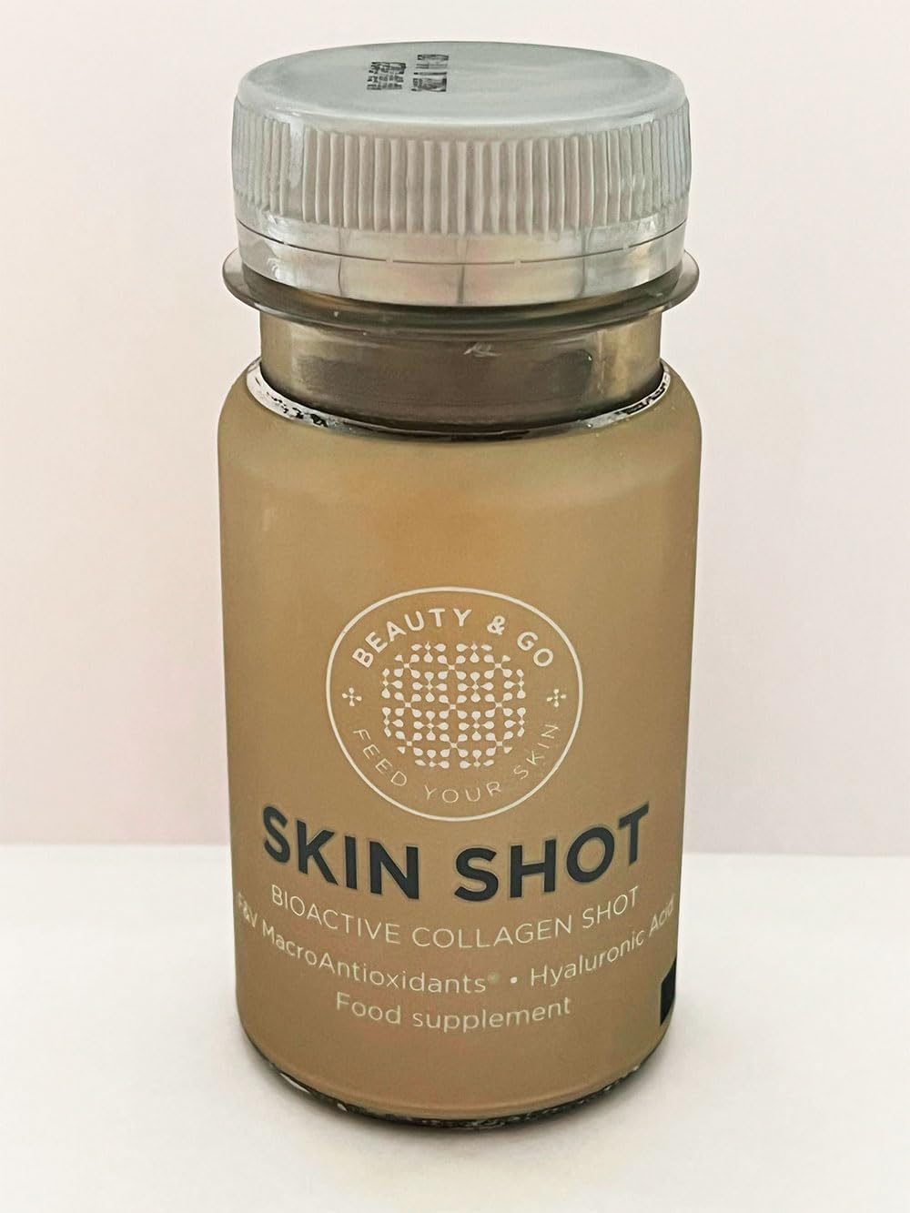 Beauty&GO Skin Shot - Liquid Collagen Supplement with Collagen 5000 mg, Hyaluronic Acid, Biotin, Niacin, Antioxidants, Vitamins - 10 Bottles x 100ml, Anti-ageing Beauty Drink