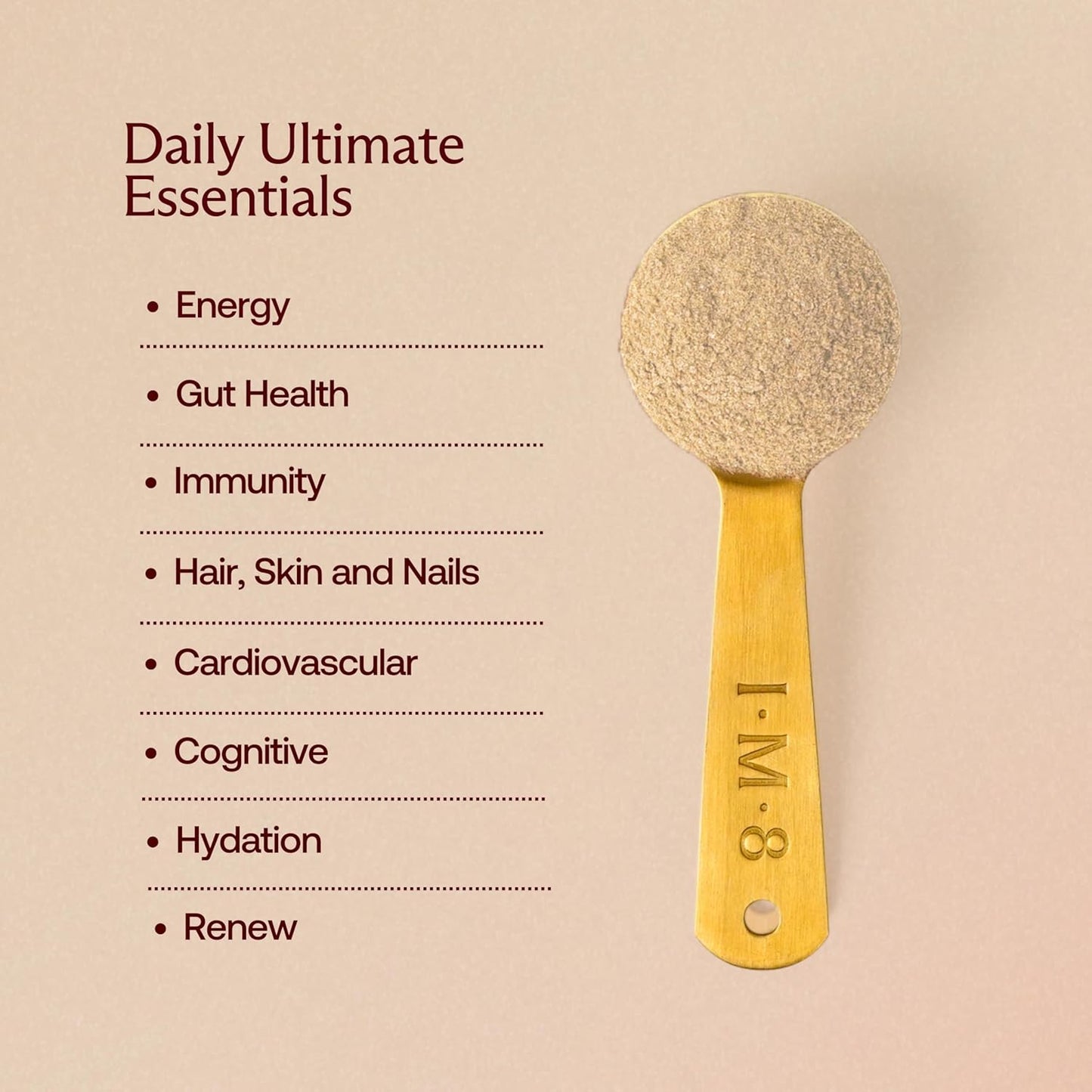 Beckham Stack Starter Kit: IM8 Longevity NAD & Essentials Multivitamin Powder for Anti Aging & Wellness (30 Servings)