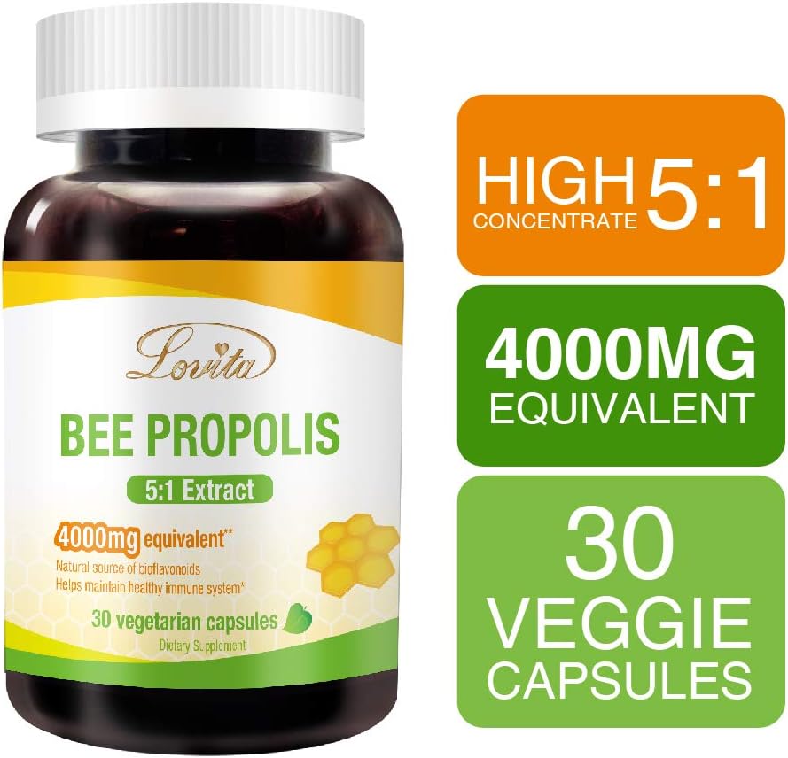 Bee Propolis Capsule and Flaxseed Oil Nutrients Bundle for Improved Nutrition and Well-Being