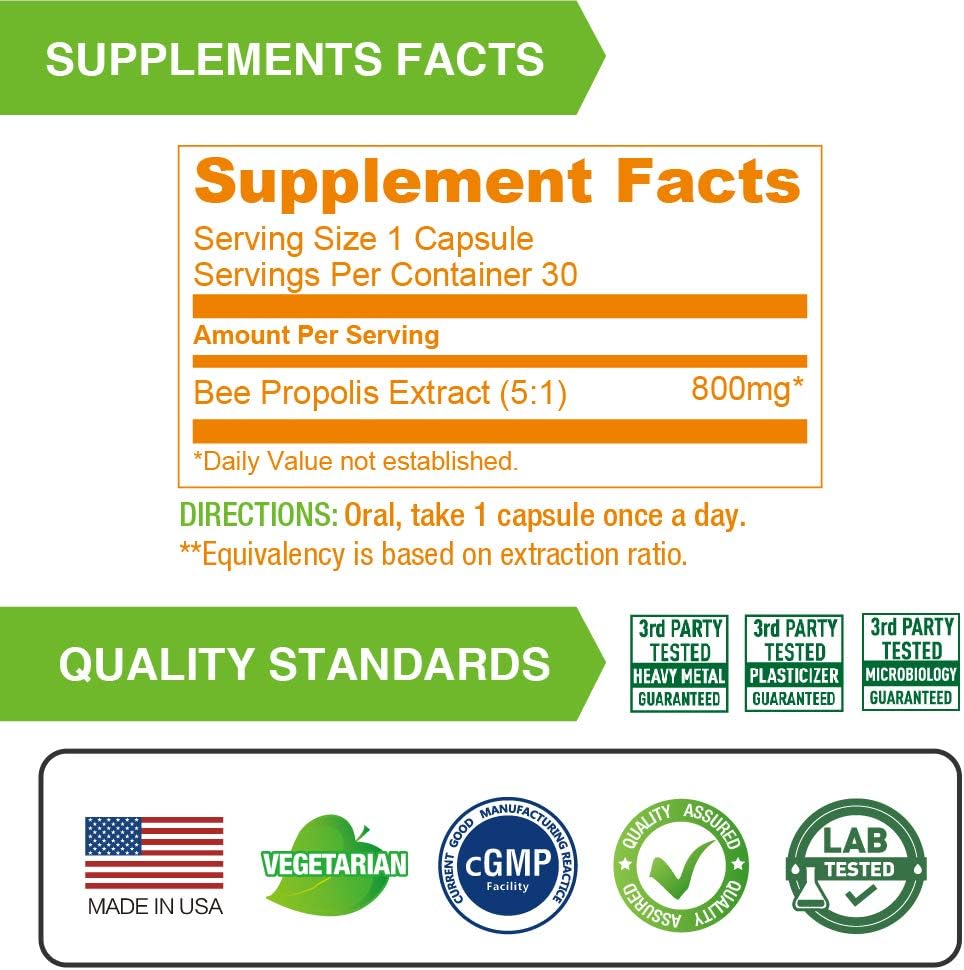 Bee Propolis Capsule and Flaxseed Oil Nutrients Bundle for Improved Nutrition and Well-Being