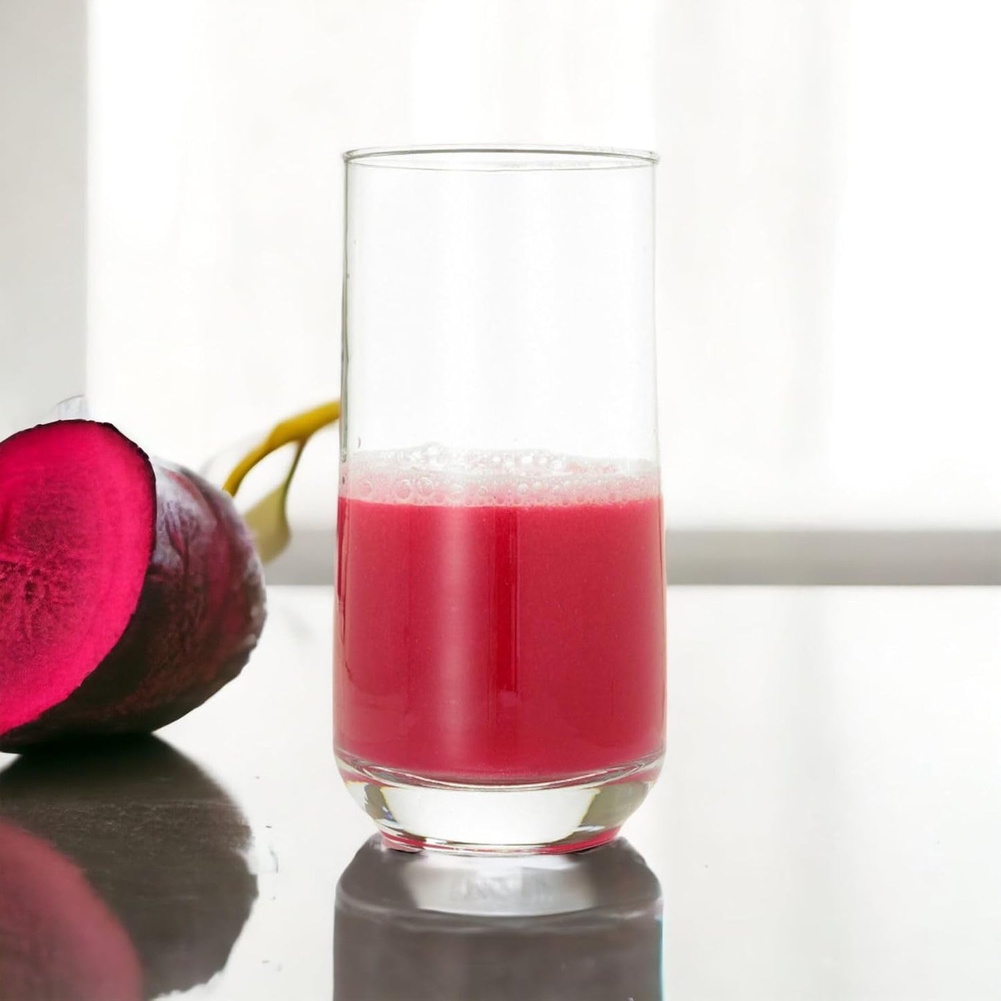 Beet Root Powder Drink Mix with Ginger & Turmeric - Nitric Oxide Boost for Daily Nutrition - Support Circulation - Natural Flavor - 30 Servings