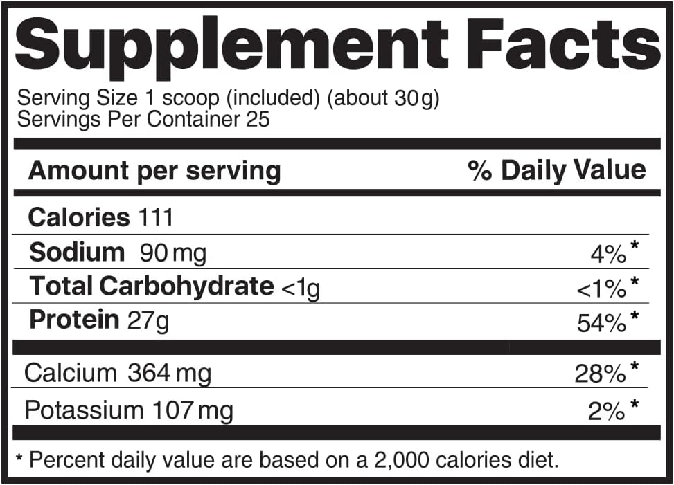 Believe Supplements Dark Chocolate Flavored Isolate Protein Powder - 100% Whey Protein - Keto-Friendly