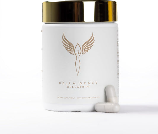 Bella Grace BellaTrim Weight Support Supplement with Cinnamon Extract - Plant Based Diet Aid for Women - 30 Capsules