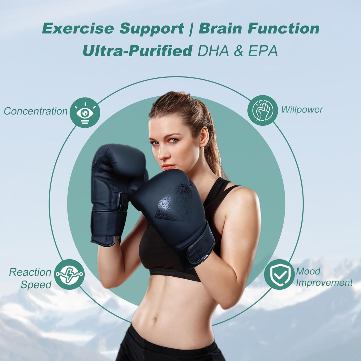 BELLAPAZ Omega-3 Fish Oil Supplements for Heart, Brain, and Muscle Health - 788mg DHA & EPA, Burpless Softgels for Men and Women, 60 Count