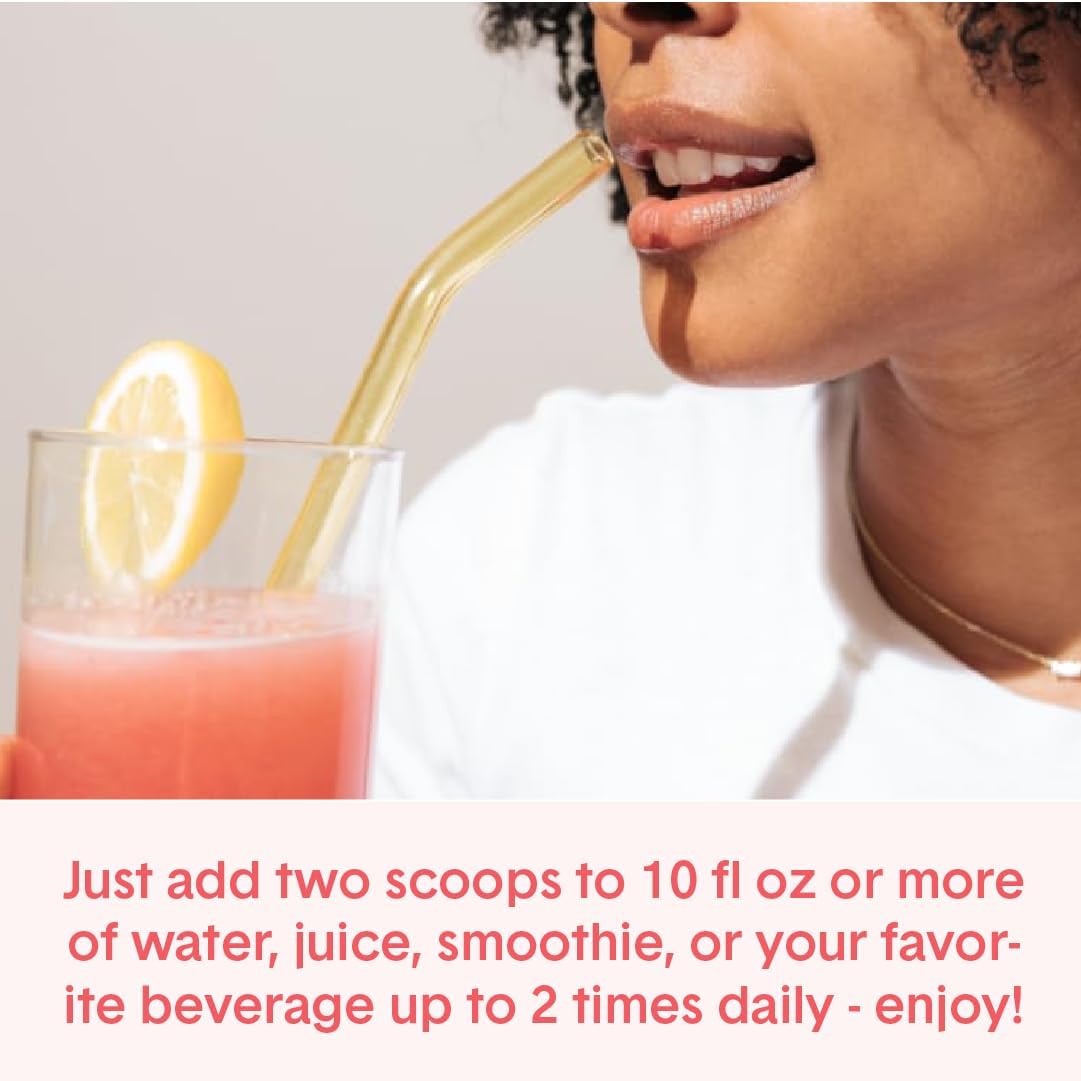 Bellway Super Fiber Powder and Collagen Bundle with Strawberry Lemonade Shaker Bottle