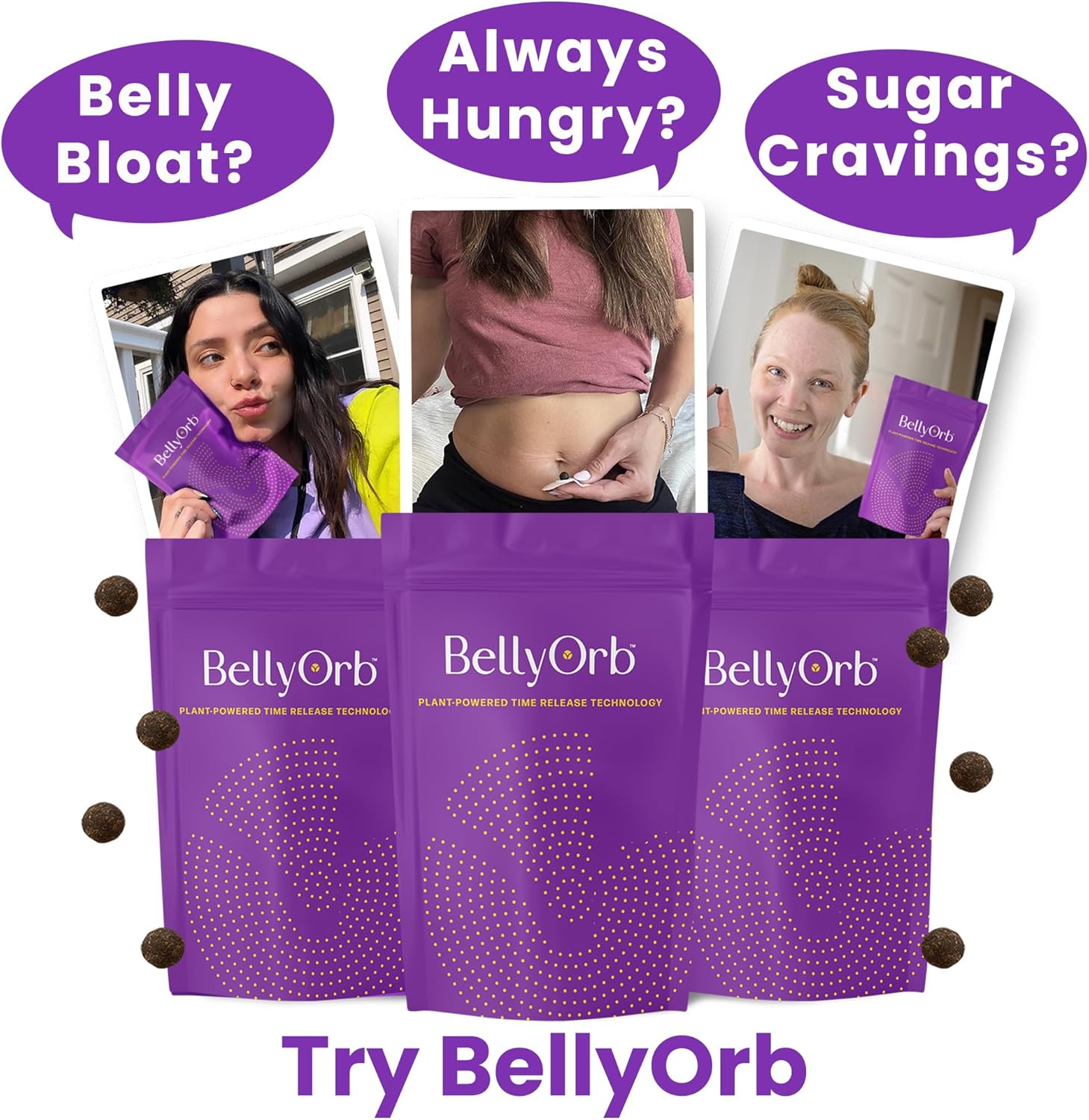 Belly Orb Sticker with Wormwood, Clove, Cinnamon, Ginger - 30 Piece Set for Men and Women by Lure Essentials