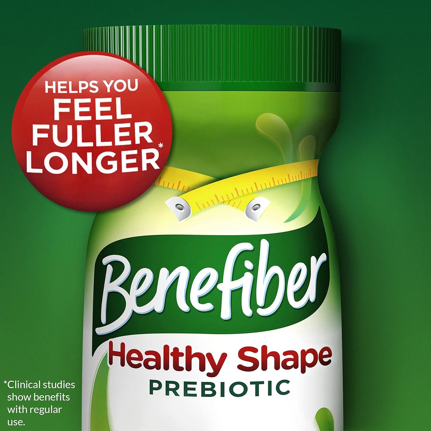 Benefiber Healthy Shape Prebiotic Fiber Supplement Powder - Digestive Health, 33 Servings