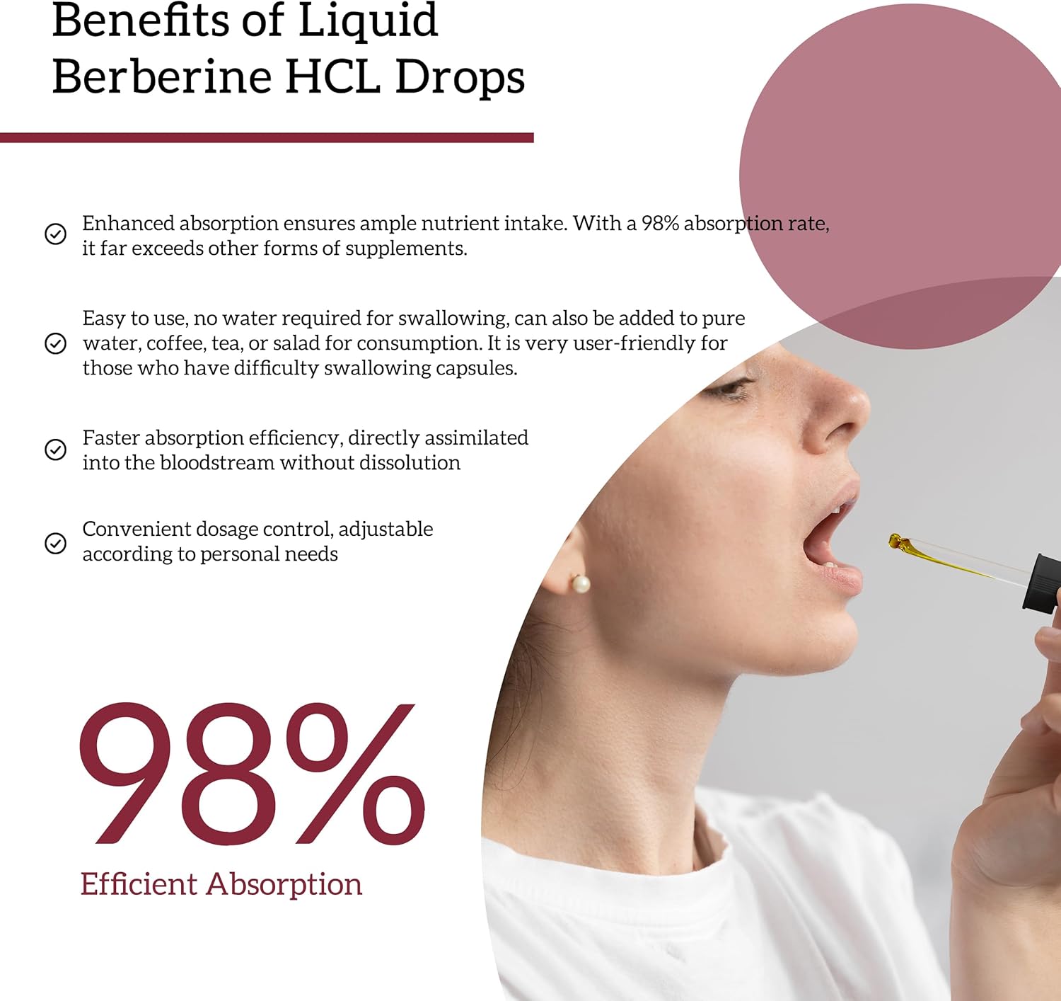 Berberine HCL Liquid Drops Supplement with Ceylon Cinnamon - 2 Pack, 1200mg - Immune & Heart Support - 1 Fl Oz