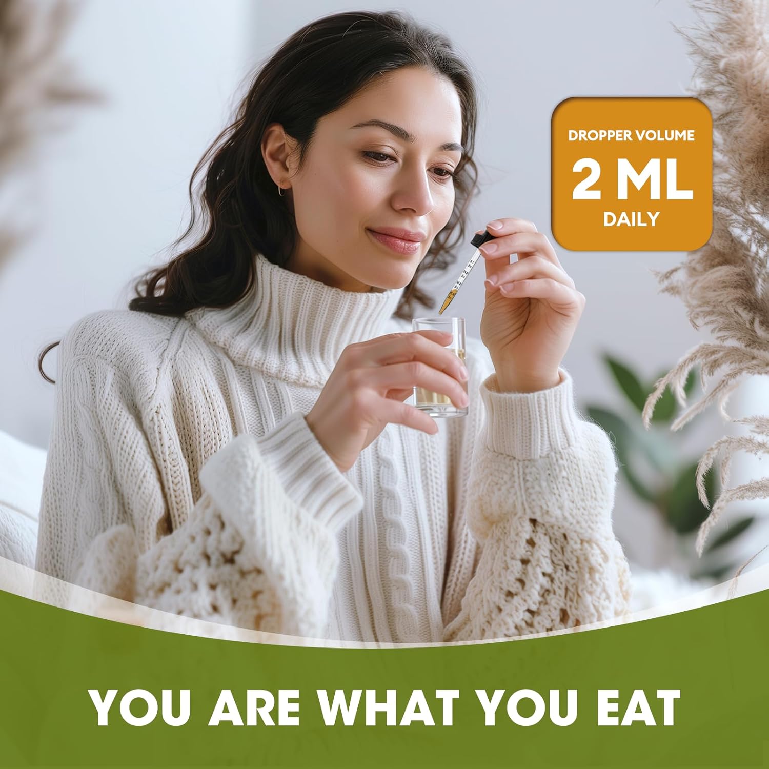 Berberine Liquid Drops Supplement with Ceylon Cinnamon, Turmeric, Resveratrol, and Bitter Melon - 1500mg, Vegan, Immune & Digestive Support - 2 FL Oz