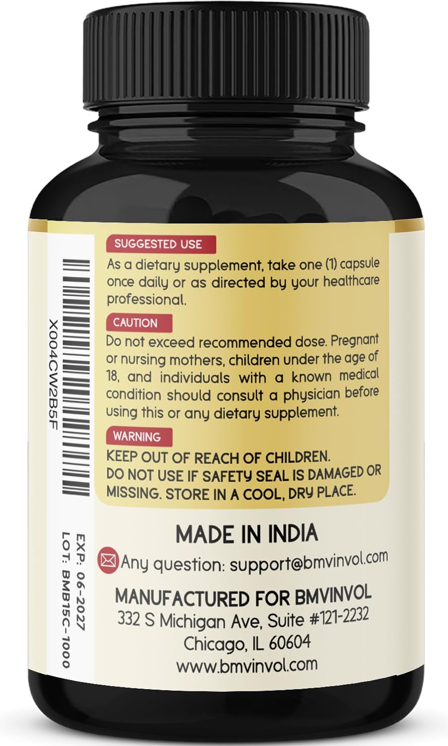 Berberine with Ceylon Cinnamon, Turmeric, Milk Thistle, Artichoke, Black Pepper - 150 Count - Single Pack