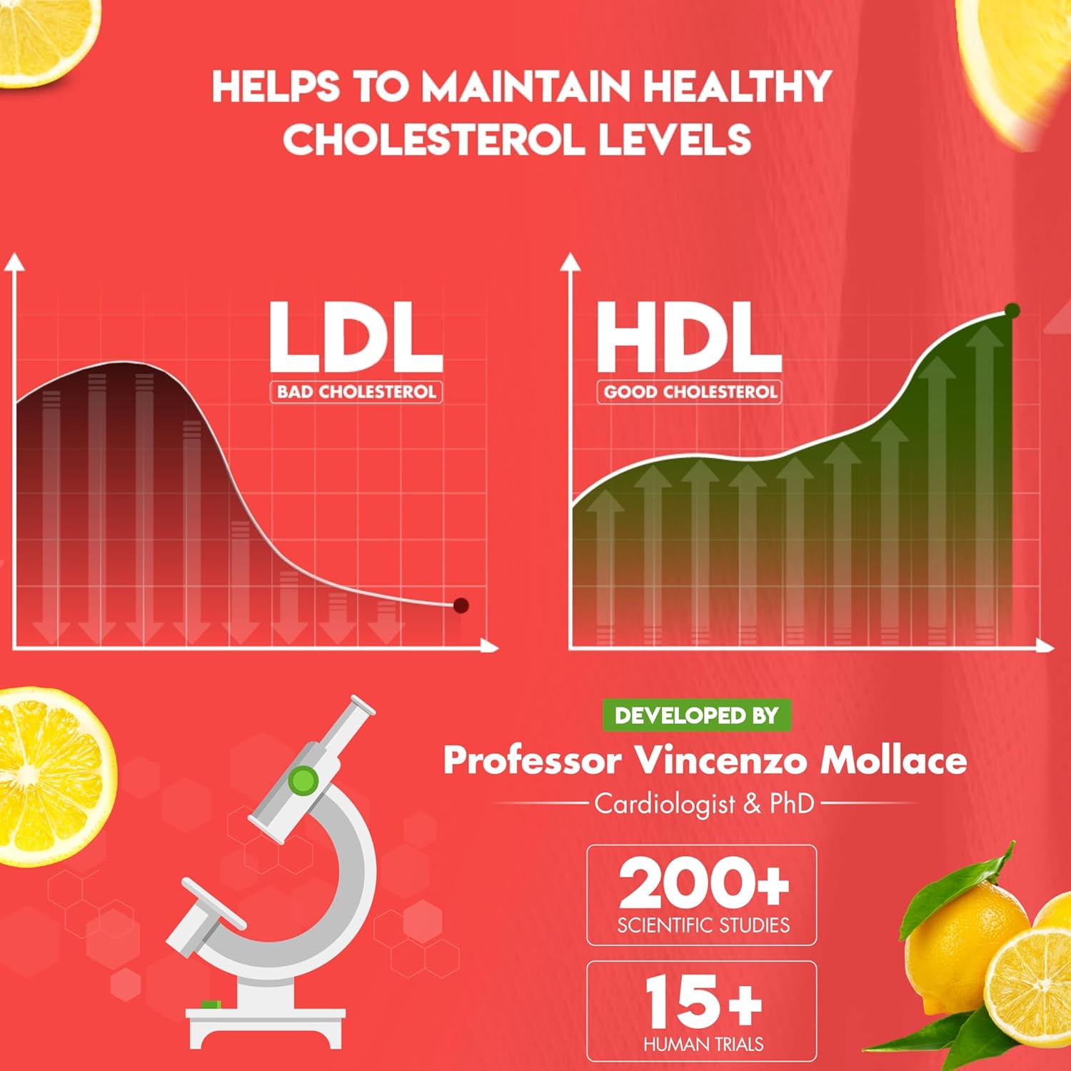 Bergamot Flow Citrus Supplement with Nitric Oxide Boost - Supports Cholesterol and Energy Levels - Non-GMO Vitamin C - Bergamonte Formula