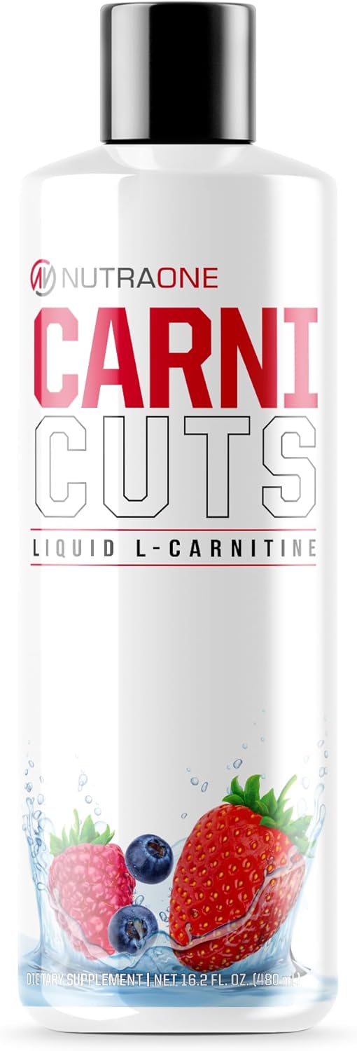 Berry Blast NutraOne Carnicuts L-Carnitine Liquid Supplement (Stimulant-Free, 32 Servings)