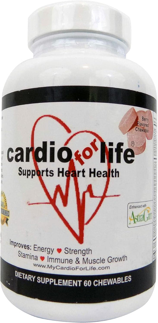 Berry Chewable CardioForLife - 60 Tablets for Heart Health