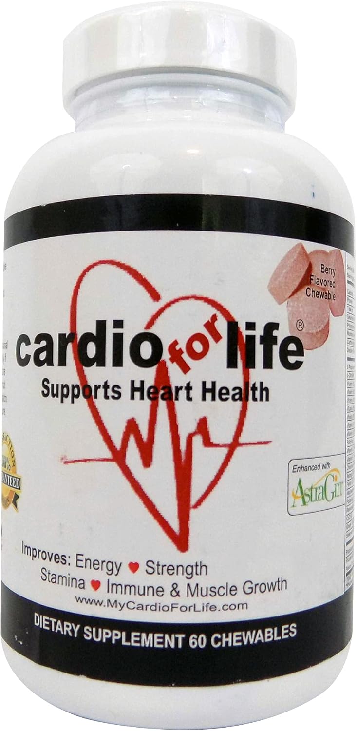 Berry Chewable CardioForLife - 60 Tablets for Heart Health