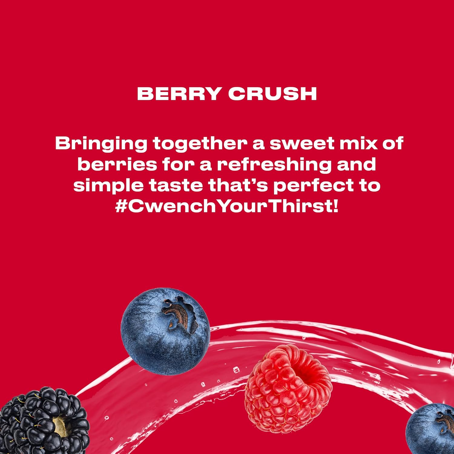 Berry Crush 11oz Cwench Electrolyte Mix for Hydration