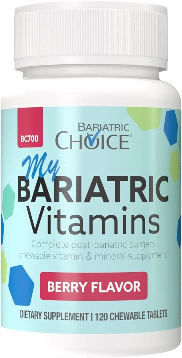 Berry Flavored Bariatric Chewable Multivitamin with Iron & Calcium - 120 Count